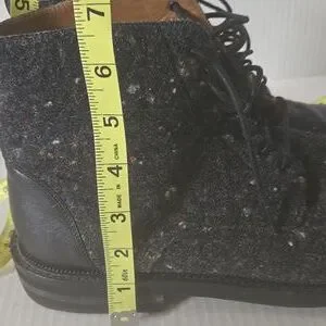 Taft | Shoes | Taft Black And Gray Speckled Boots | Poshmark